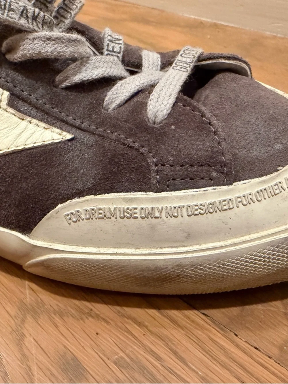 Golden Goose White Leather Super-Star Sneaker Insole Detail - Picture 5 of 6